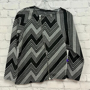 Sisley Sisley Girl asymmetrical zip top size m (7-8) NWOT